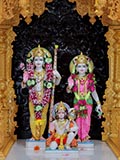 Bhagwan Shri Ram, Shri Sitaji and Shri Hanumanji